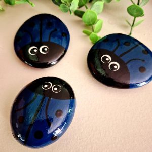 ladybug rocks