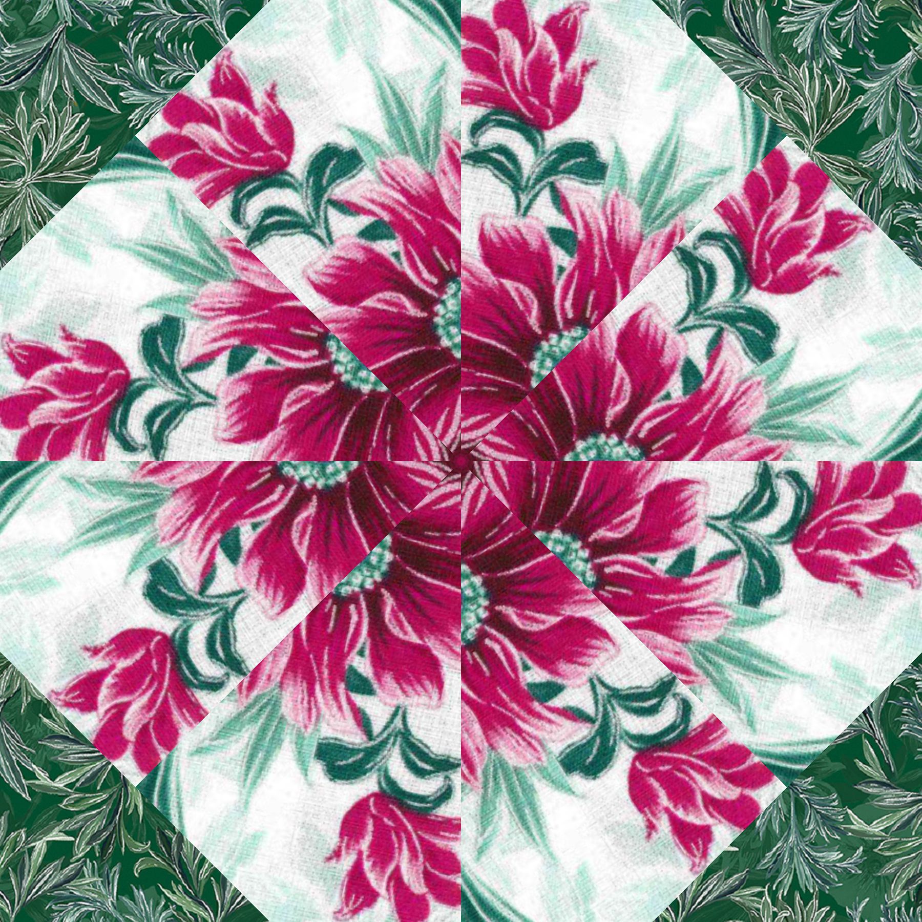 kaleidoscope quilting, pre cut quilt kit, christmas fabric