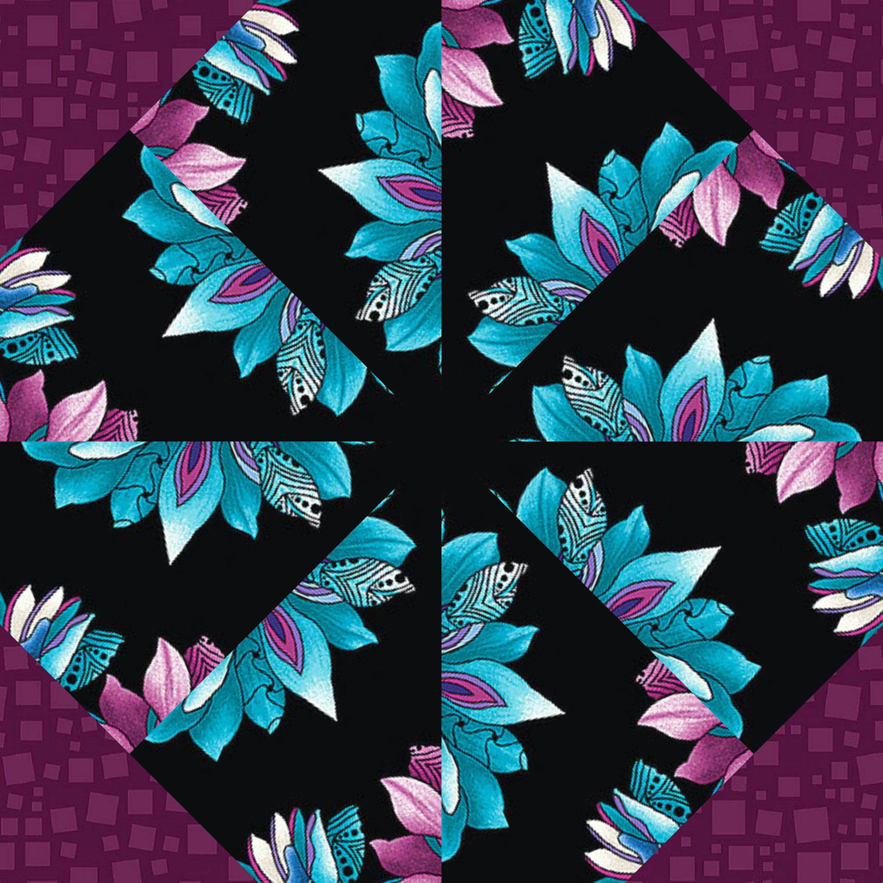 pre cut quilt kit, xanadu fabric