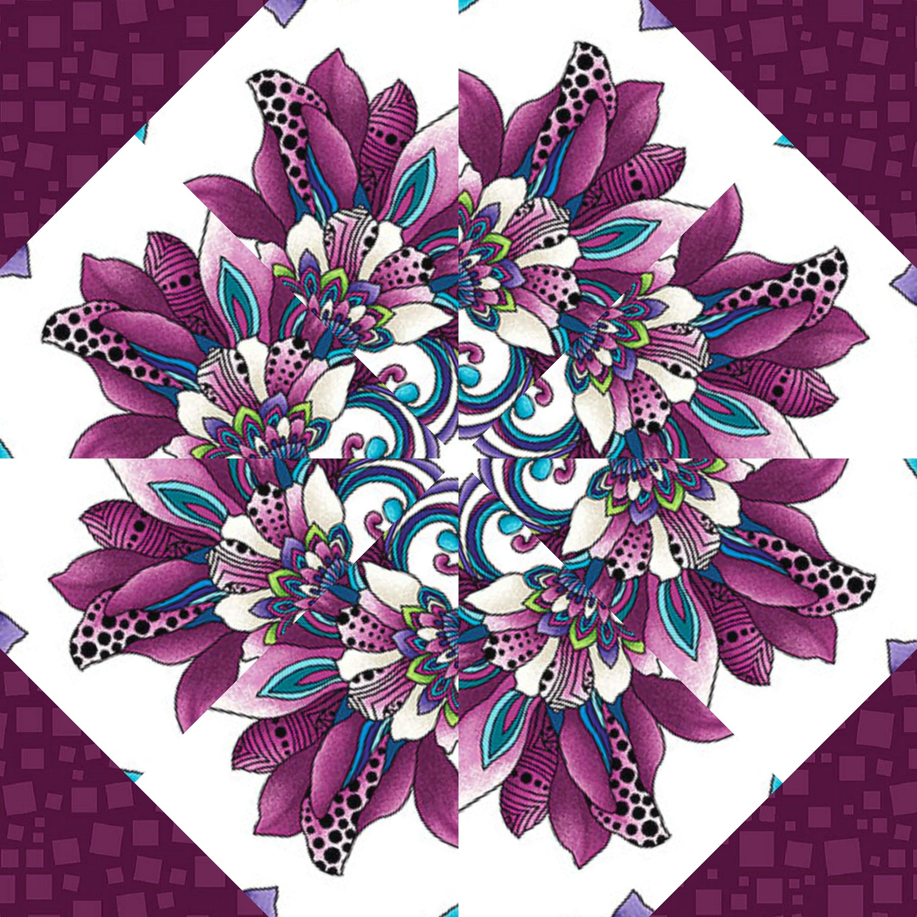 pre cut quilt kit, xanadu fabric