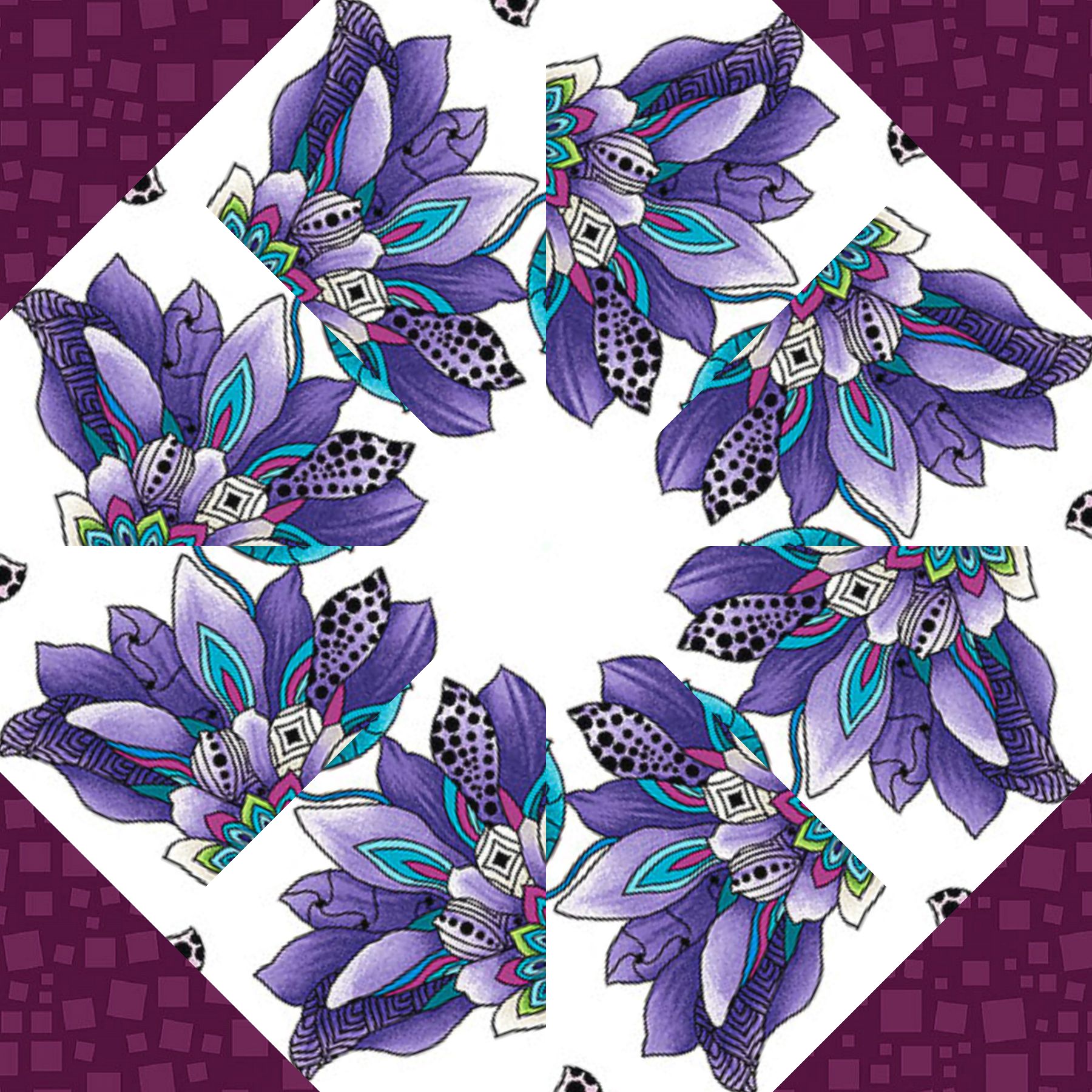 pre cut quilt kit, xanadu fabric