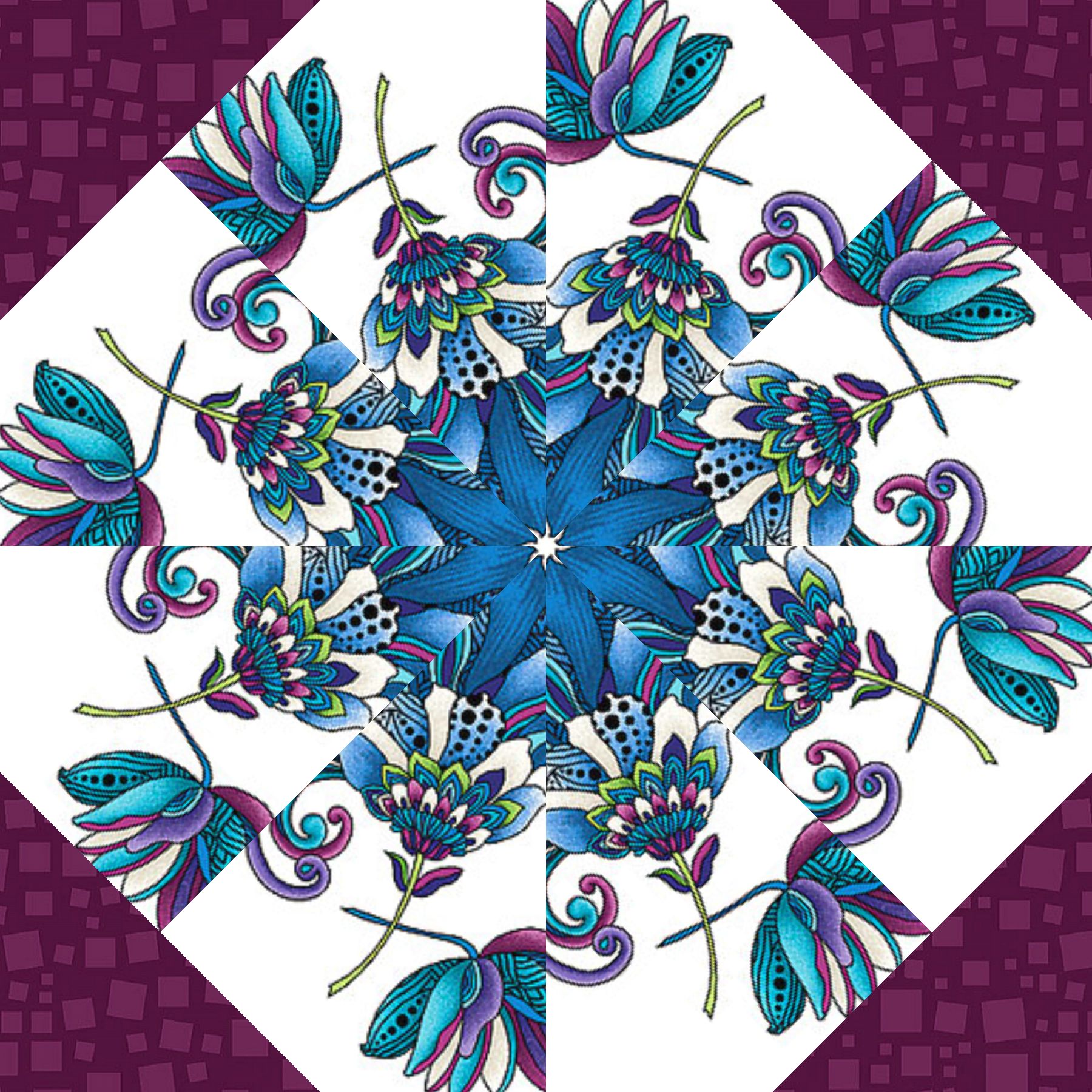 pre cut quilt kit, xanadu fabric