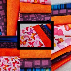 Beautiful Butterfly, Asst. Fabric (1 Yd Bundle)