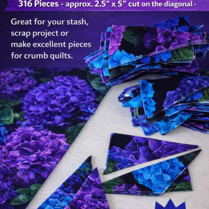 Fabric Scraps / Midnight Blooms