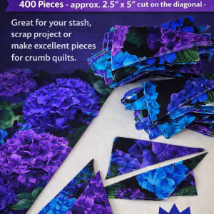 Fabric Scraps / Midnight Blooms