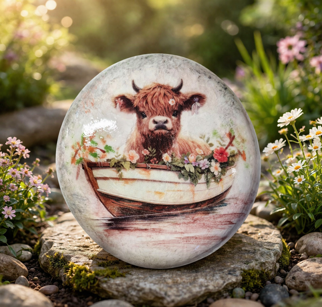 Highland Cow in Boat Rock
