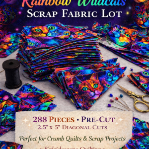 Fabric Scraps / Rainbow Wildcats