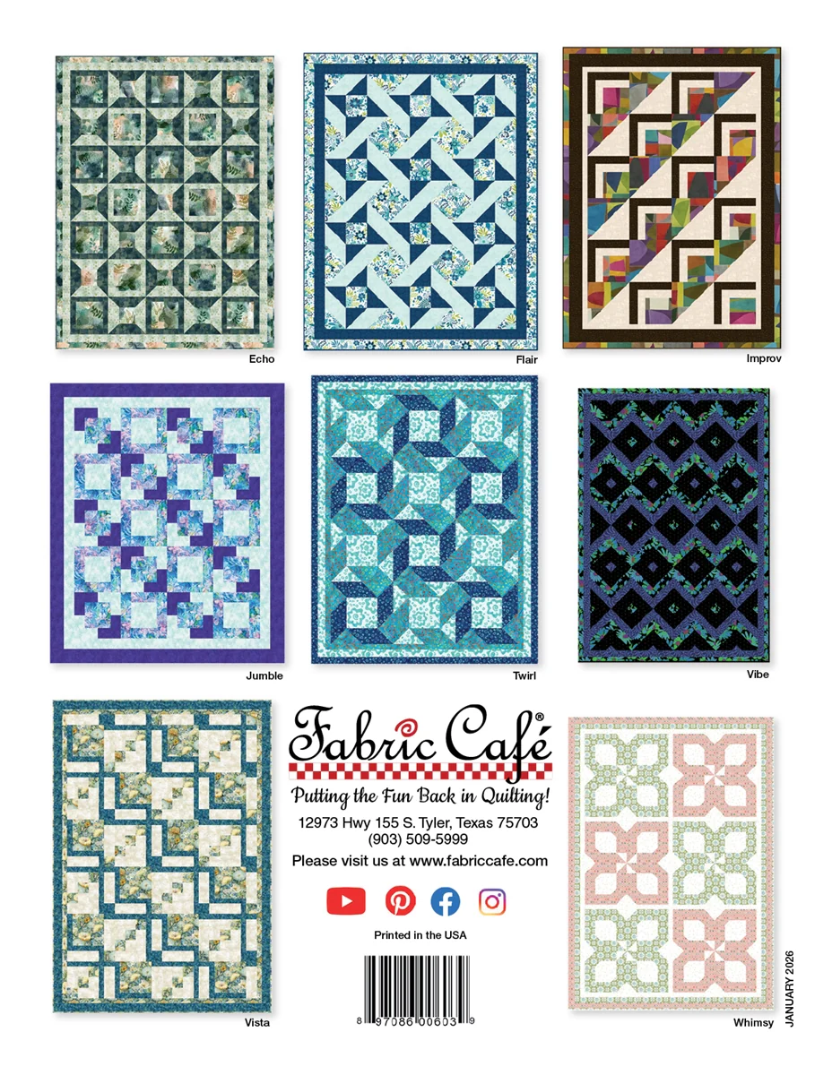 Make It Scrappy / 3 Yard Quilt Book with 8 Patterns - Image 2