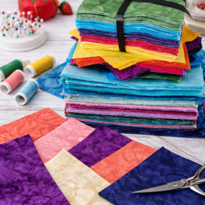 Hand Dyed Fabric Charm Squares