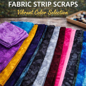 Assorted Hand Dyed Fabric Strips
