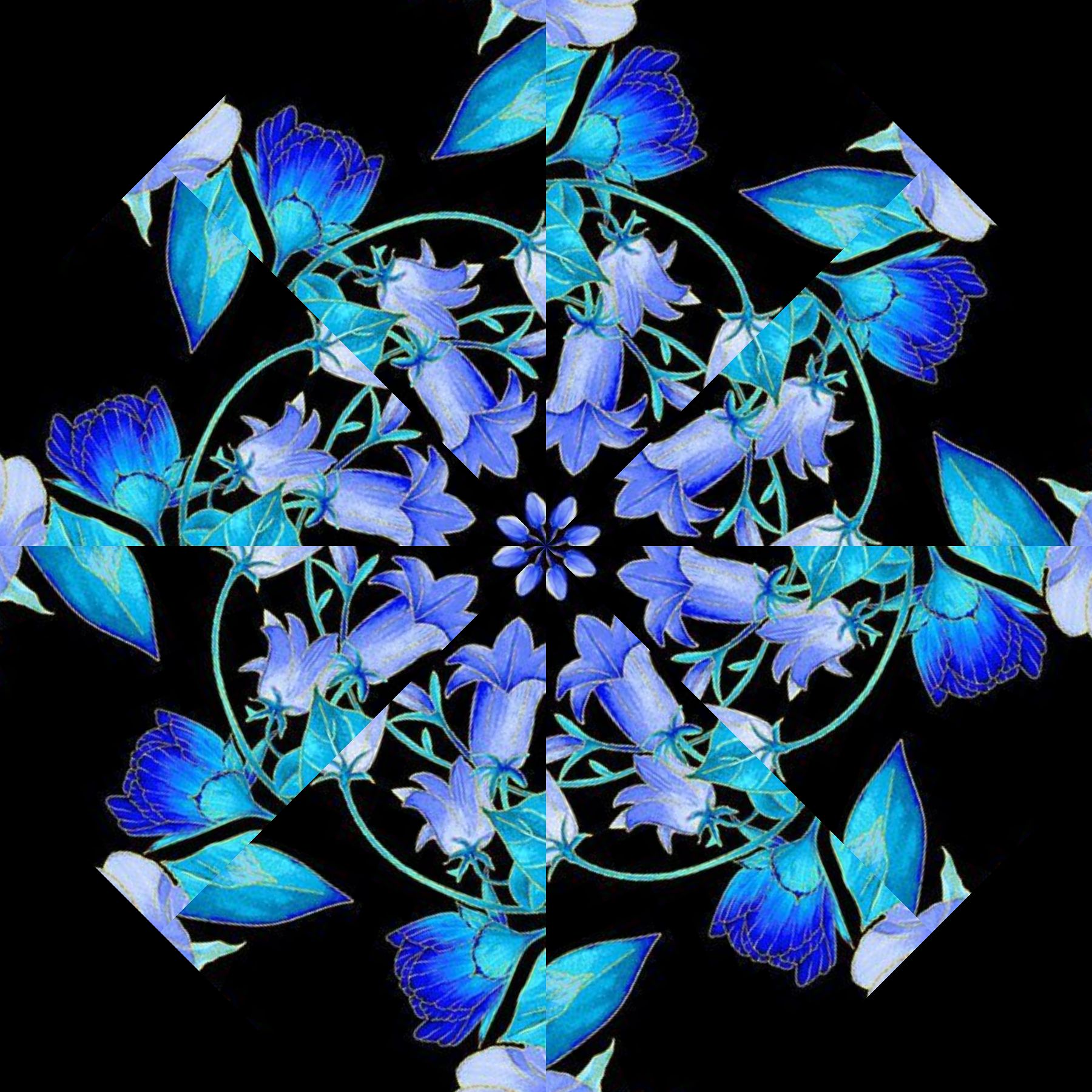Escapade Mug Rug Kit – Pre-Cut Kaleidoscope Mug Rug Kit – Quilted Mug Rug Pattern – DIY Quilting Kit – Floral Mug Rugs – Makes 2 Mug Rugs - Image 4