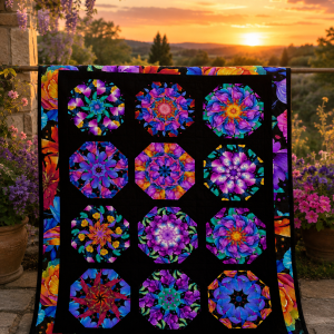 pre cut kaleidoscope quilt kit