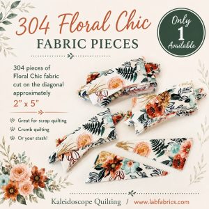 Fabric Scrap Pieces / Floral Chic