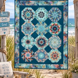 Sea Fish Complete Pre-Cut Kaleidoscope Quilt Kit